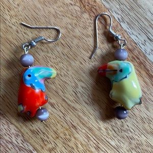Toucan earrings